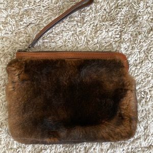 Patricia Nash Eclipse Rabbit Fur Clutch
